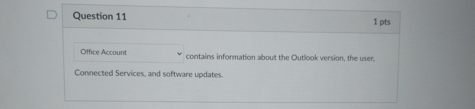 Question 1 1 1 pts contains information about the