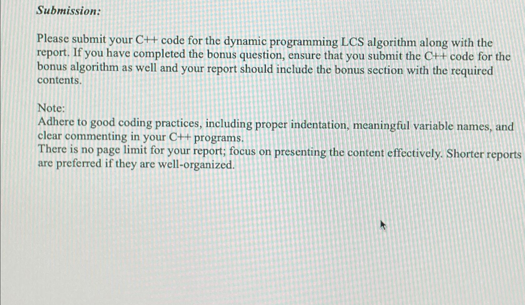 CSC 4 1 3 / 5 1 3 Assignment # 6 : Implementation