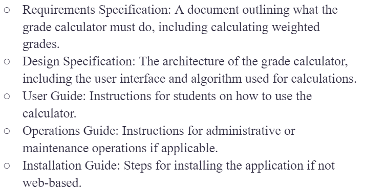 This assignment about: A grade calculator that