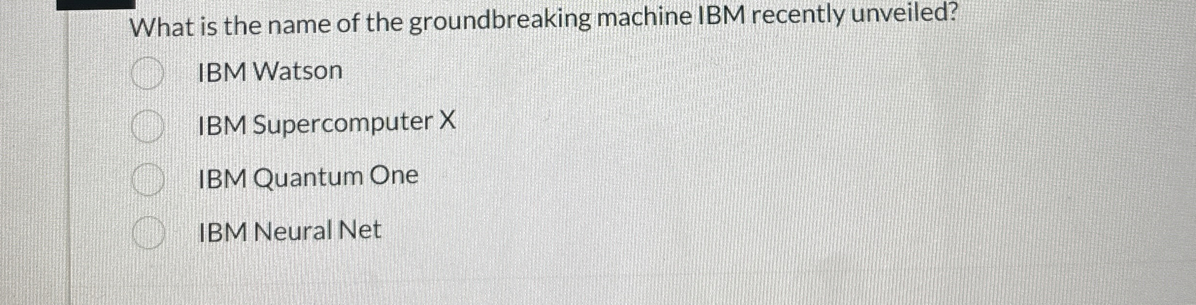What is the name of the groundbreaking machine