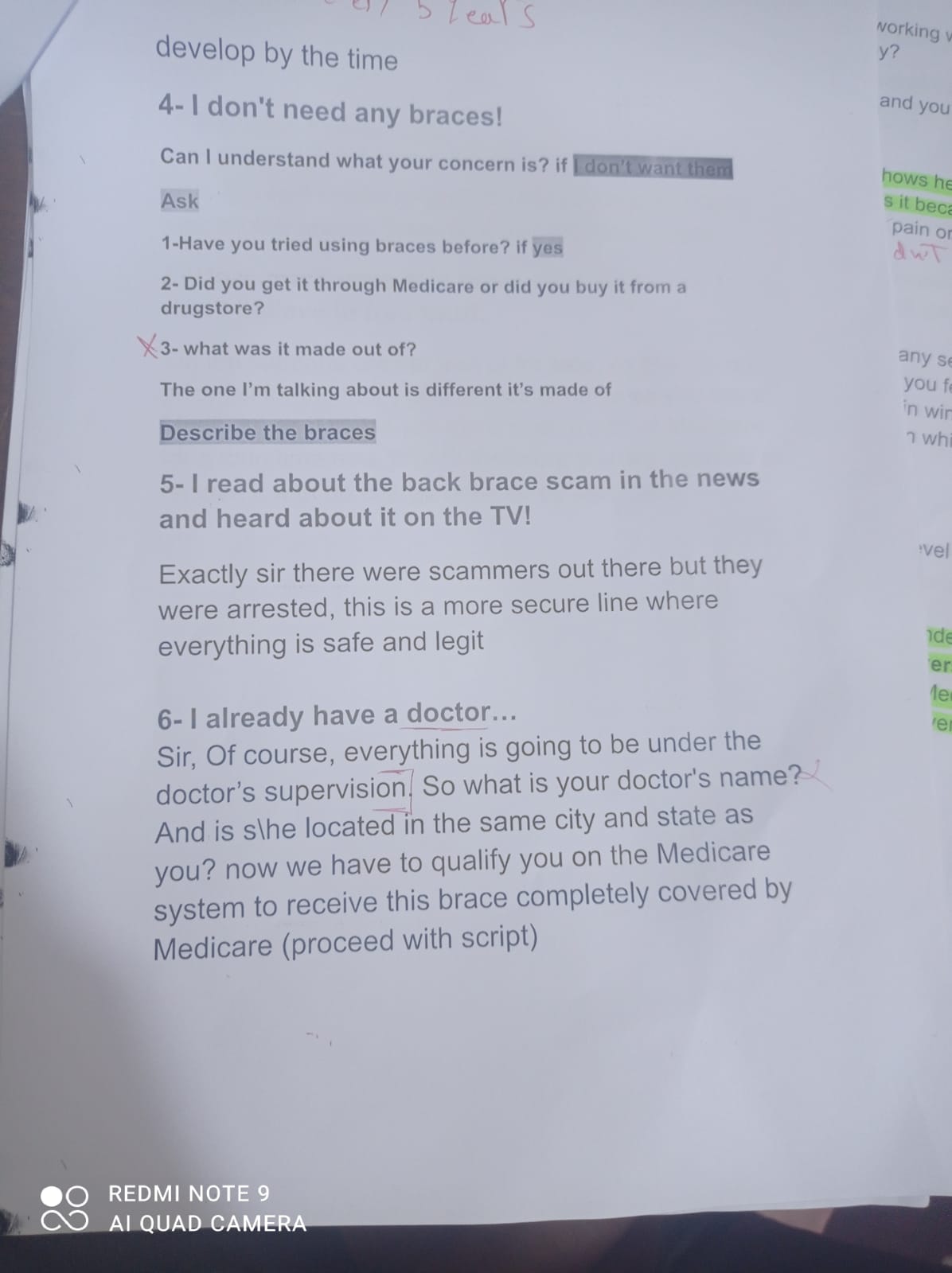develop by the time 4 - I don't need any braces!