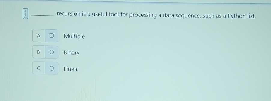 ? r e c u r s i o n i s a u s e f u l t o o l f o