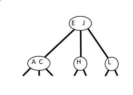 This is a valid 2 - 3 tree. Question 4 options: