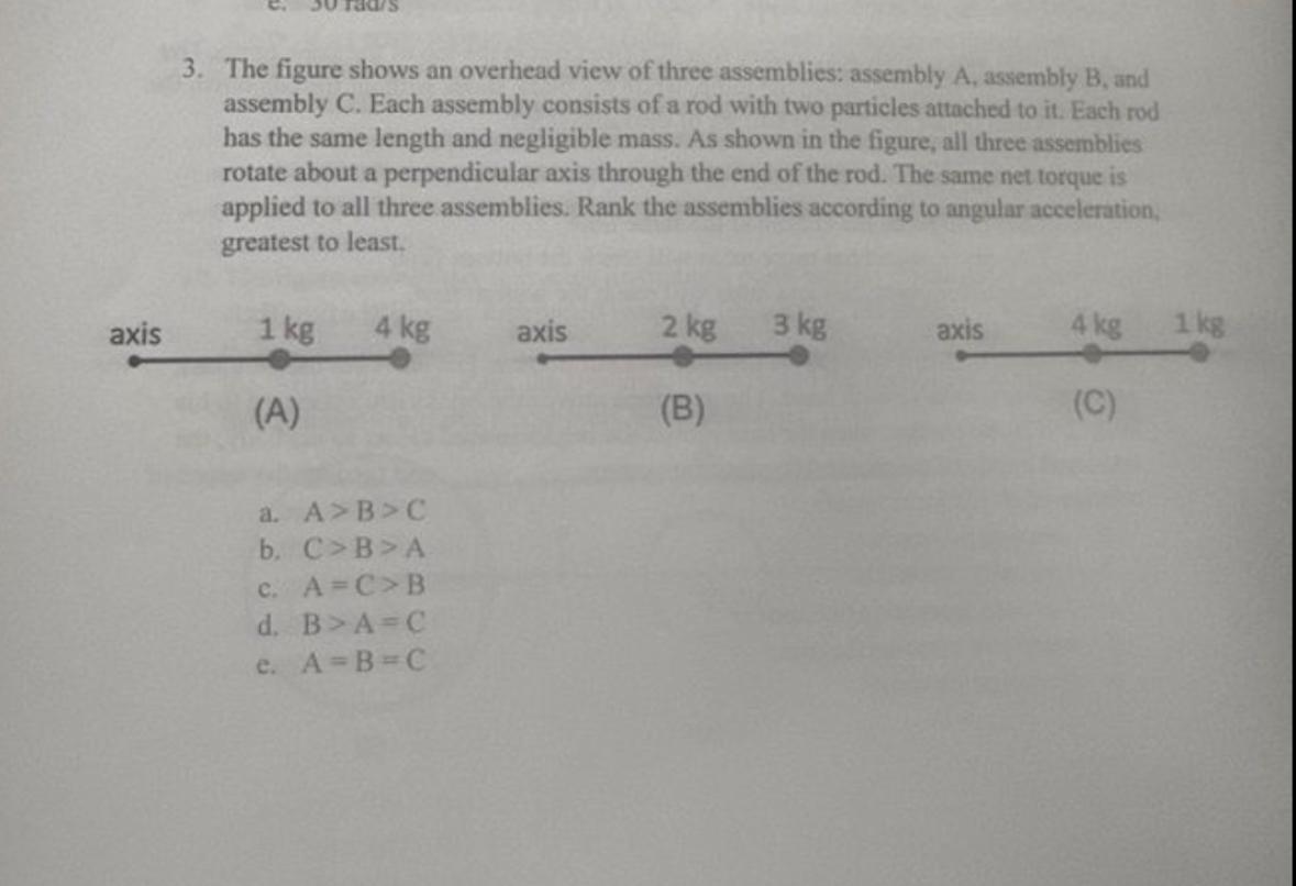 The figure shows an overhead view of three