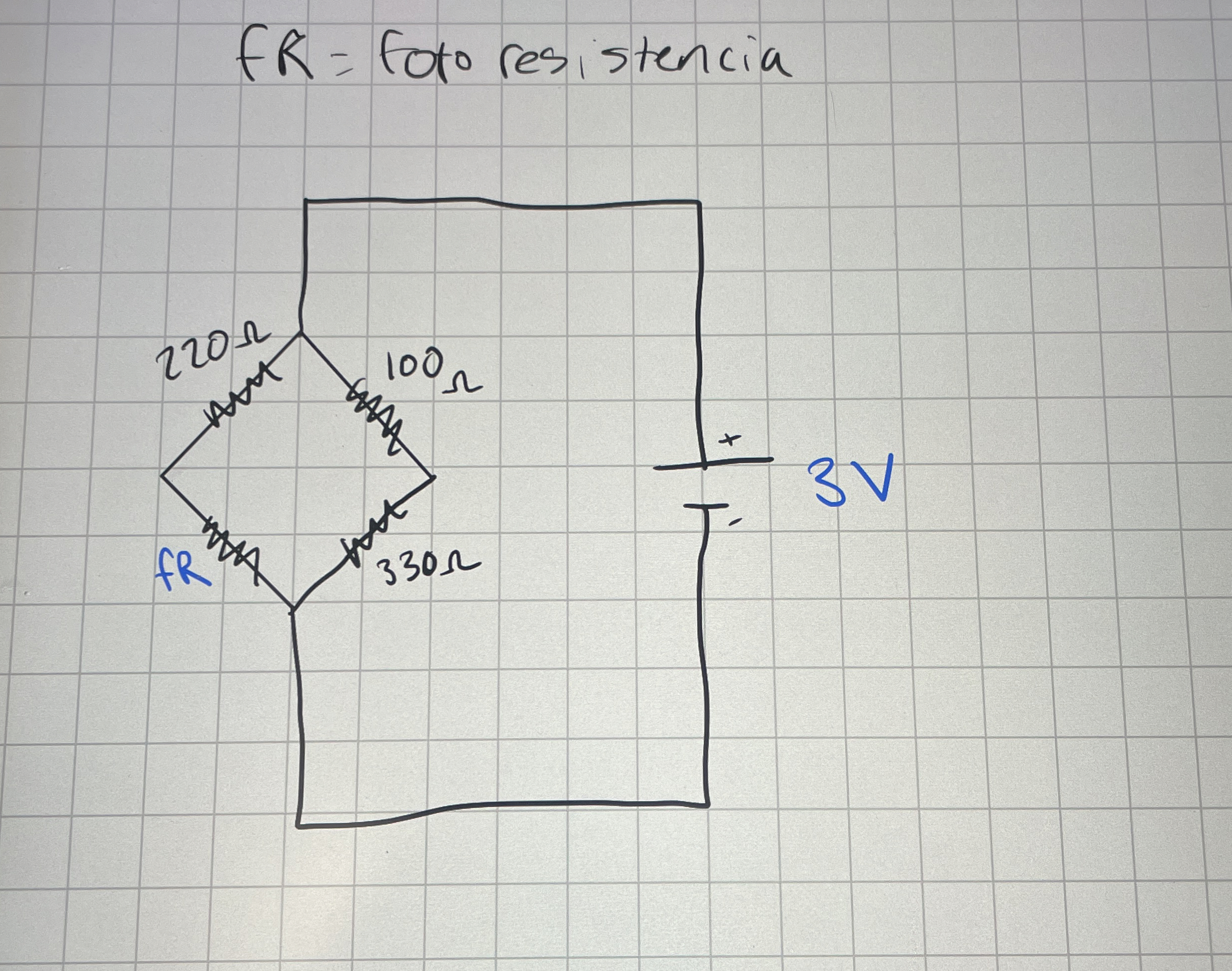 f R = foto resistencia