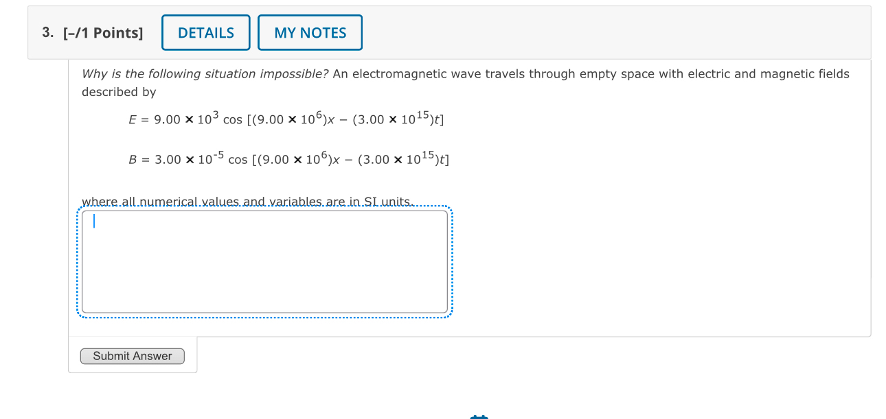 [ - / 1 Points ] Why is the following situation