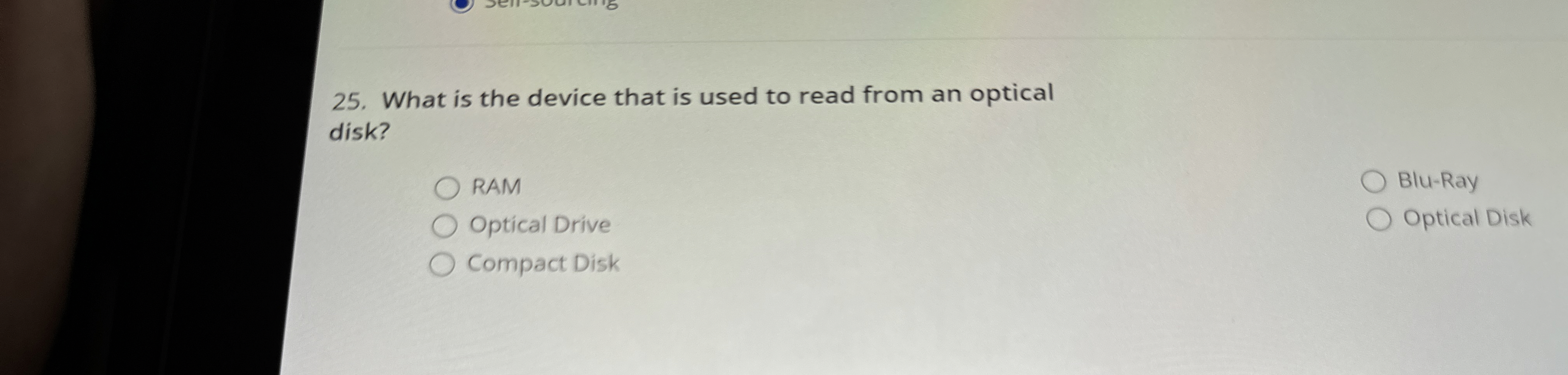 What is the device that is used to read from an
