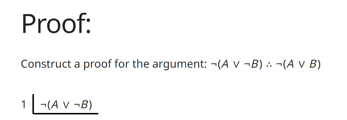 Proof: ( Try not to use Demorgan's law unless if