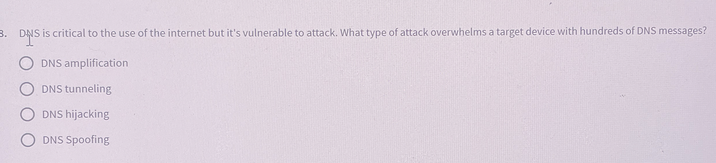 DNS is critical to the use of the internet but