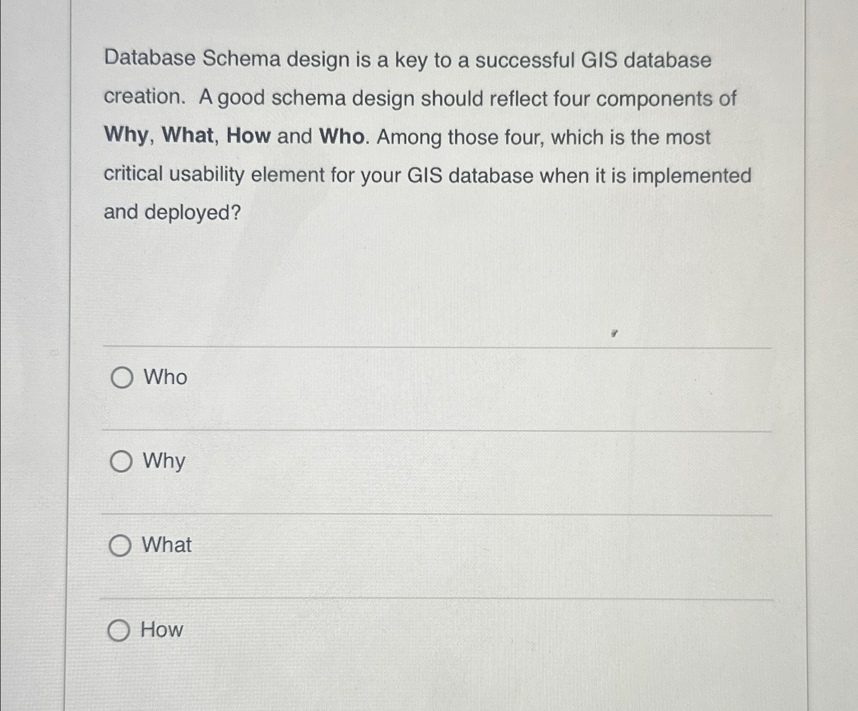 Database Schema design is a key to a successful