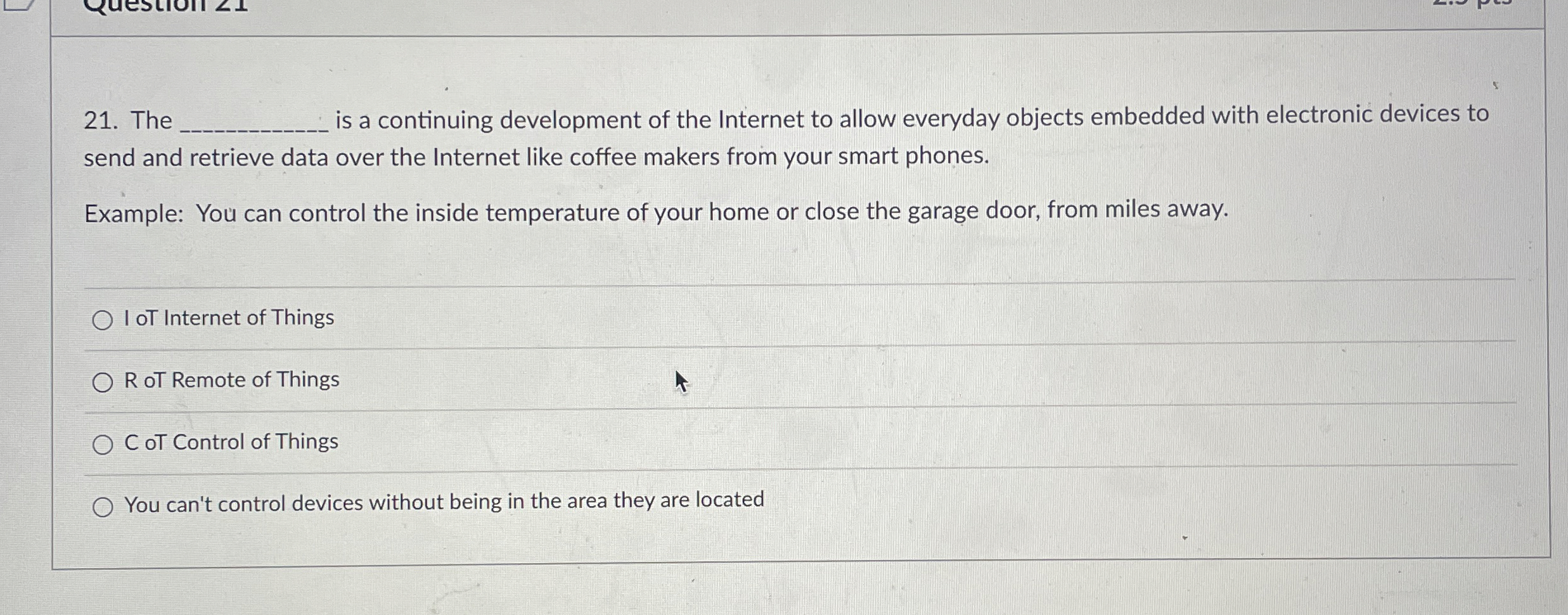 The is a continuing development of the Internet