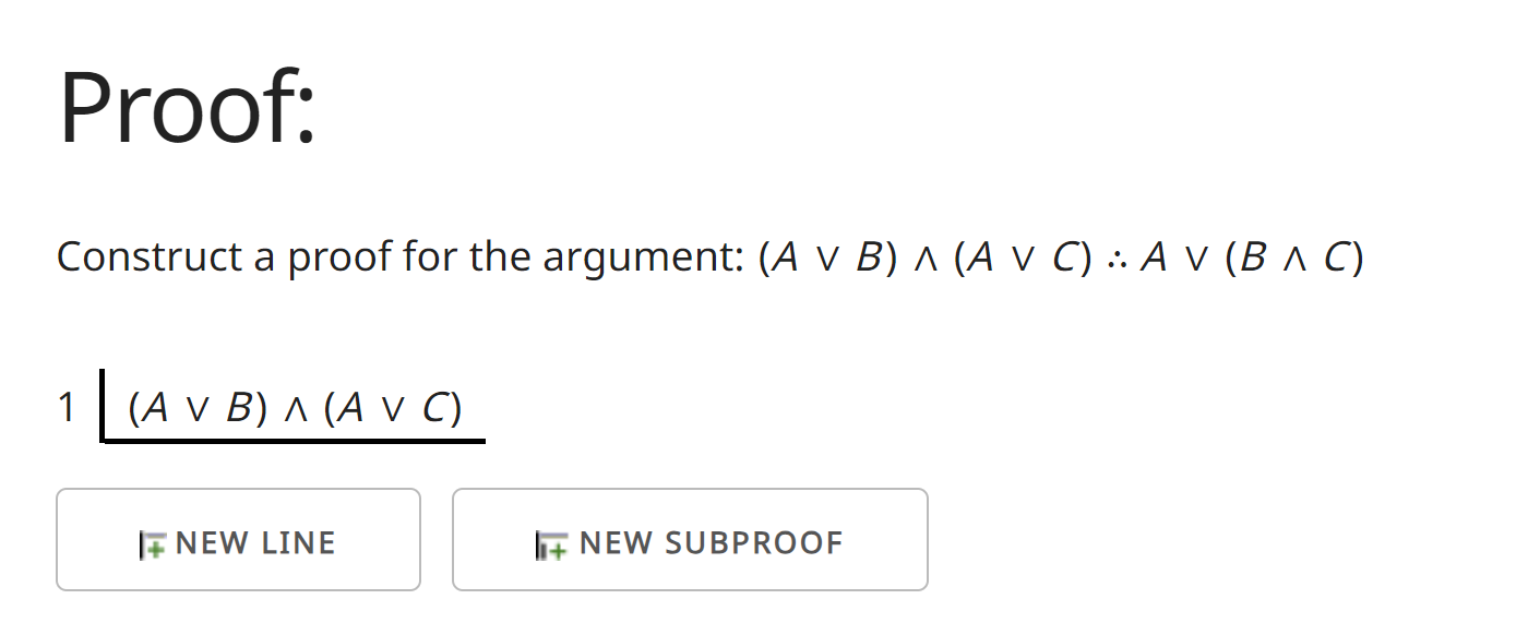 Proof: Construct a proof for the argument: ( A o