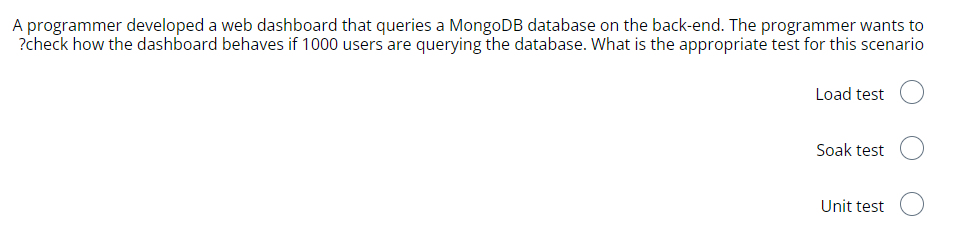 A programmer developed a web dashboard that