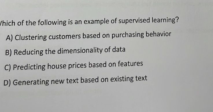 which of the following is an example of