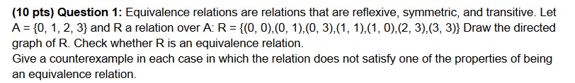 Equivalence relations are relations that are