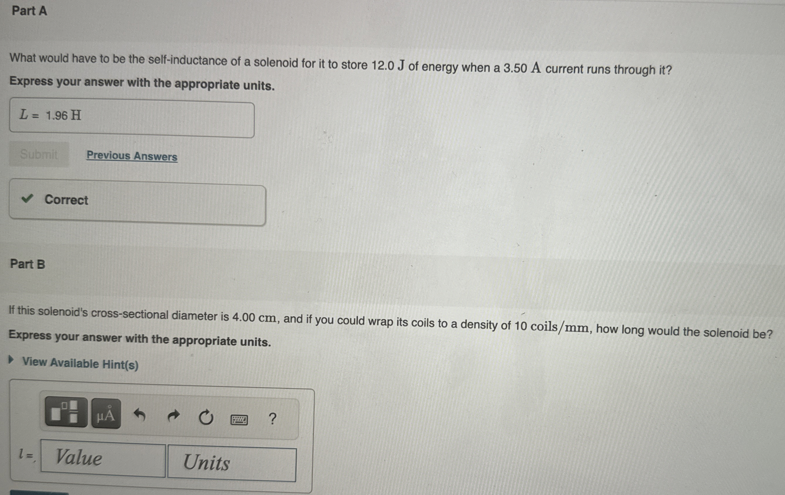 Part A What would have to be the self -