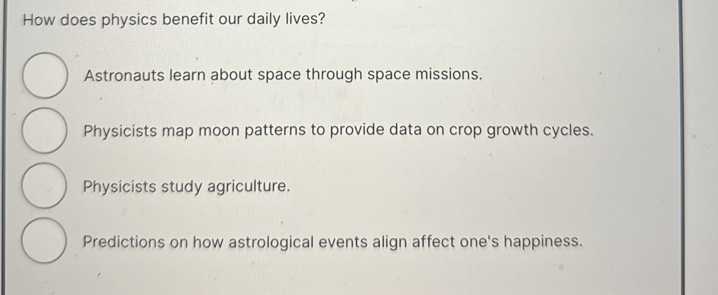 How does physics benefit our daily lives?