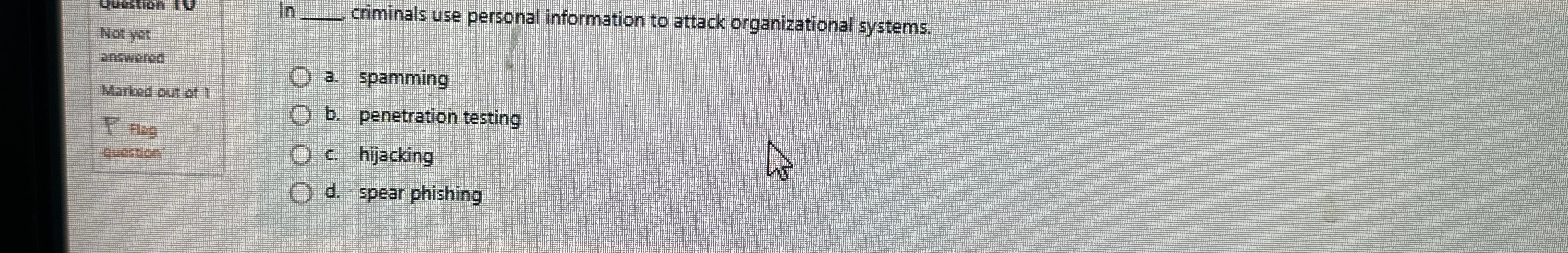 In q , criminals use personal information to