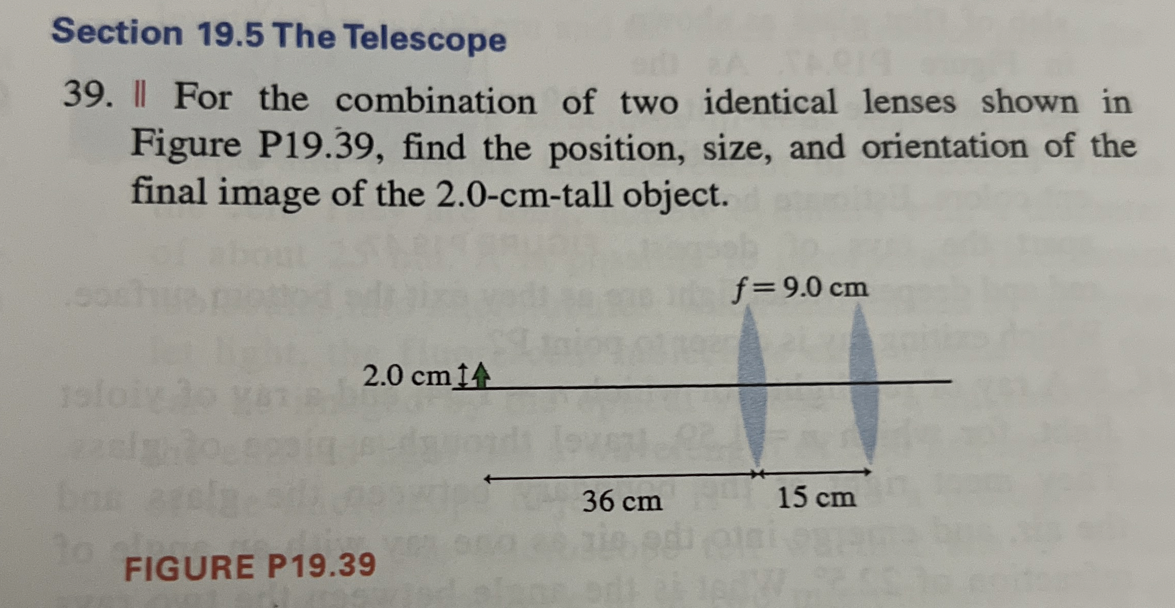 Section 1 9 . 5 The Telescope 3 9 . | | For the