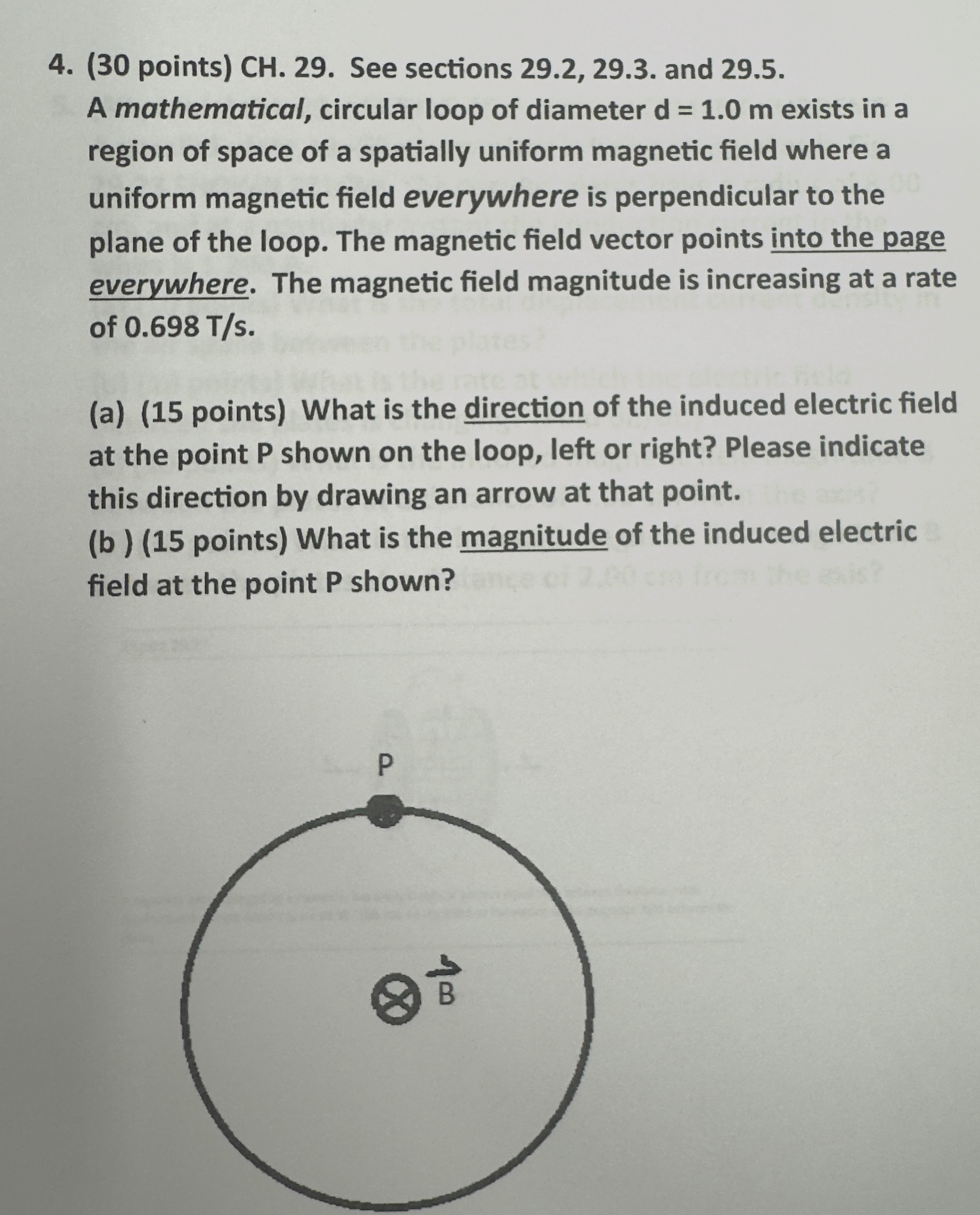 4 . ( 3 0 points ) CH . 2 9 . See sections 2 9 .