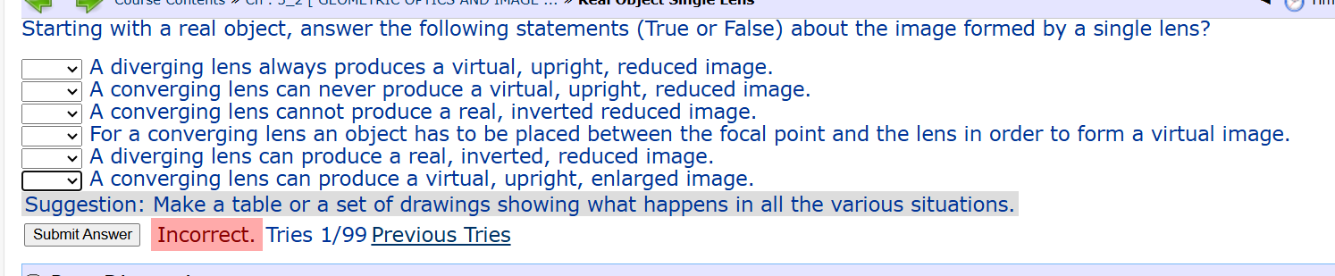 Starting with a real object, answer the following