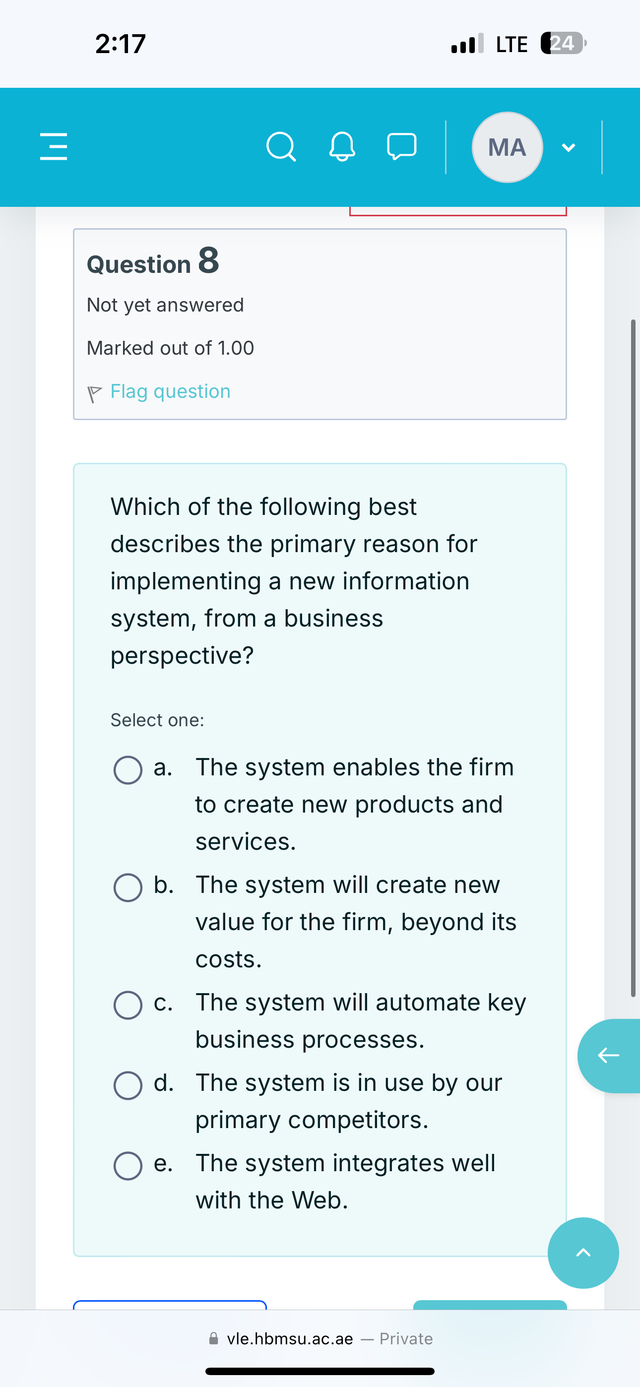 2 : 1 4 LTE 2 5 MA Time left 0 : 5 9 : 1 7