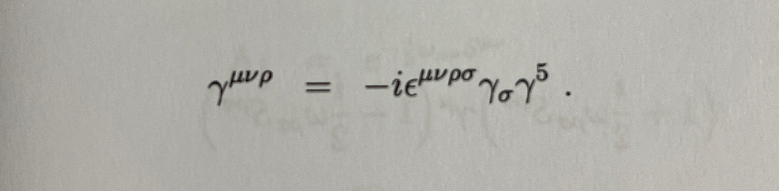 Check the following relation for some indices.