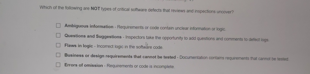 Which of the following are NOT types of critical