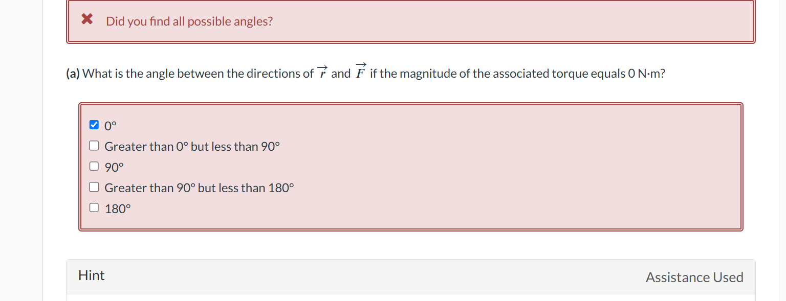 X Did you find all possible angles? ( a ) What is