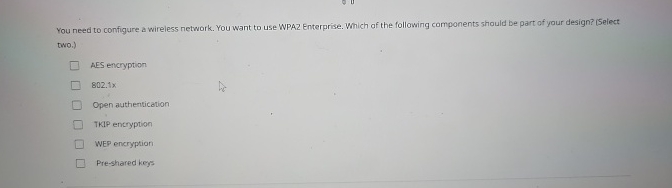 You need to configure a wireless network. You