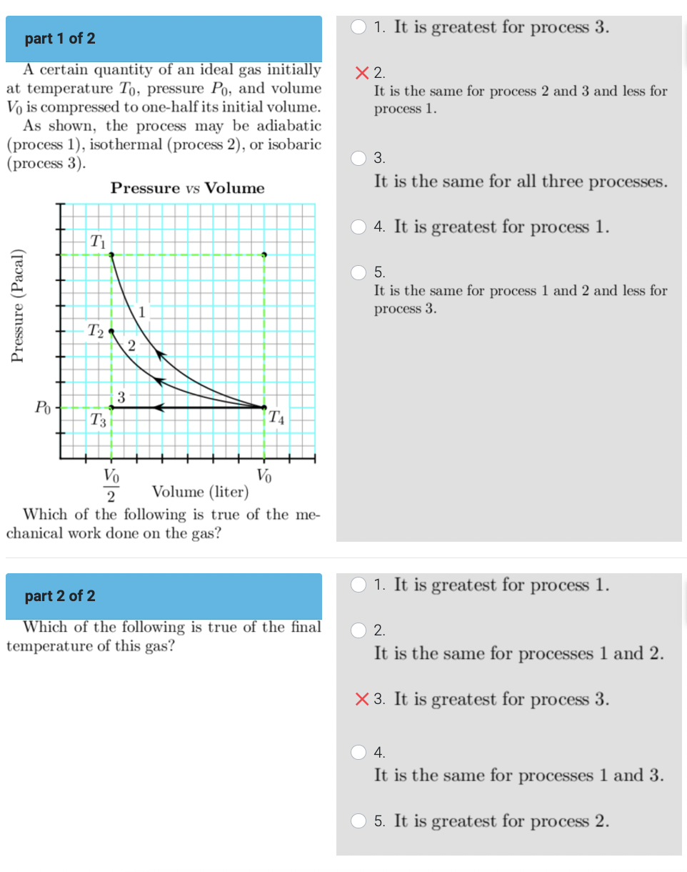 1 . It is greatest for process 3 . \ ( \ times 2