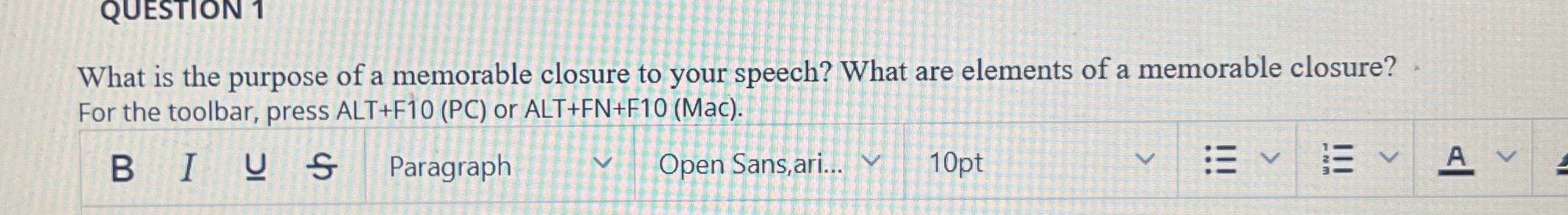 What is the purpose of a memorable closure to