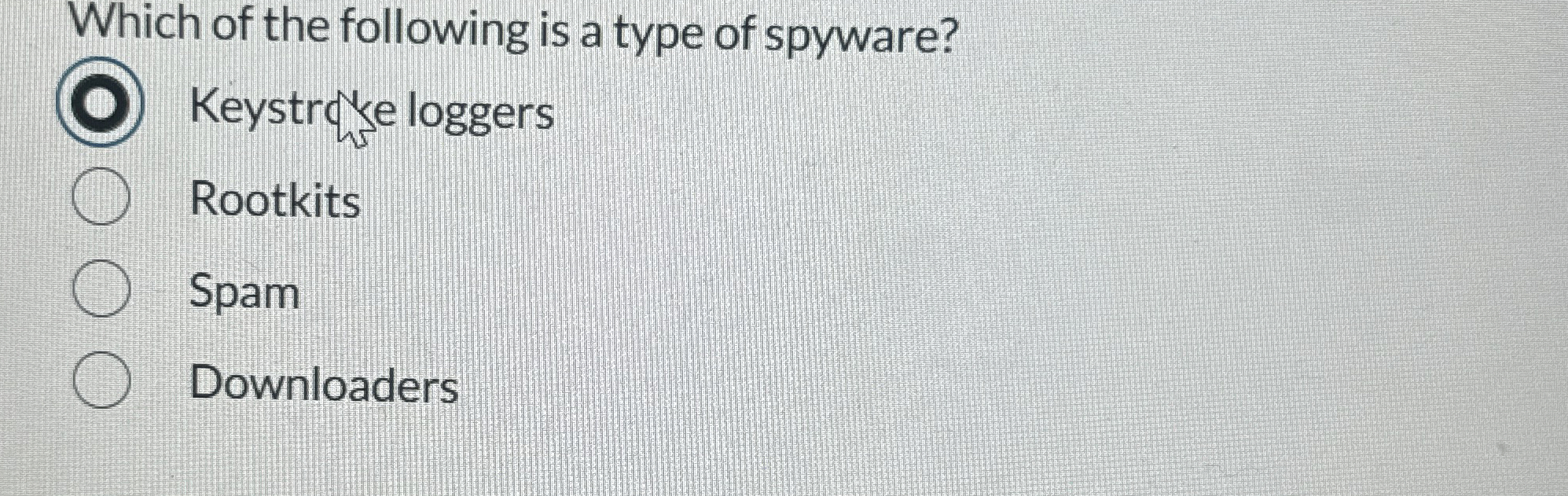 Which of the following is a type of spyware?