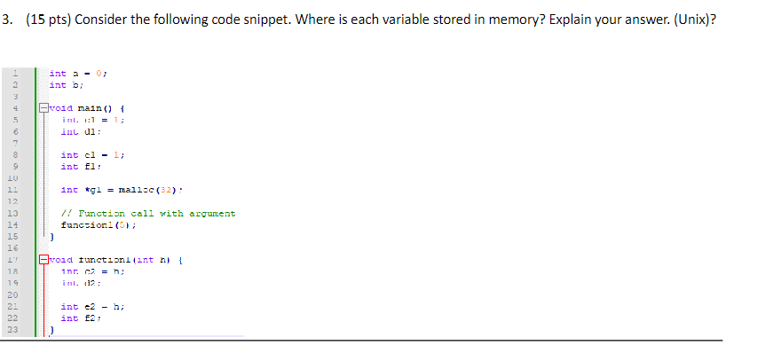Consider the following code snippet. Where is