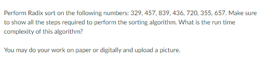 Perform Radix sort on the following numbers: 3 2