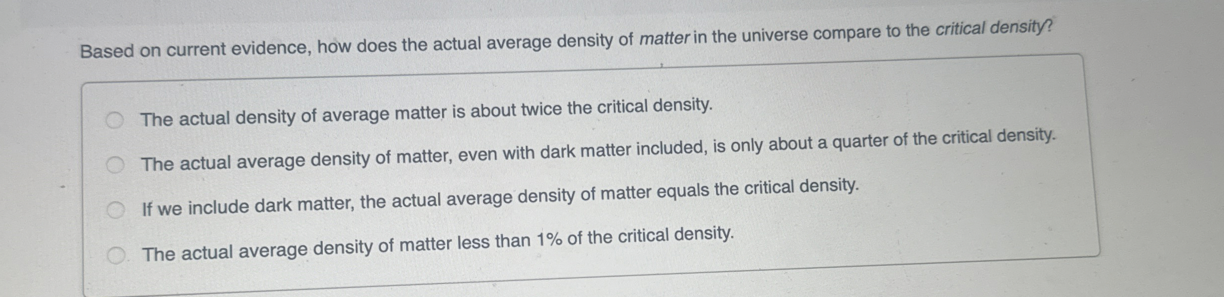 Based on current evidence, how does the actual