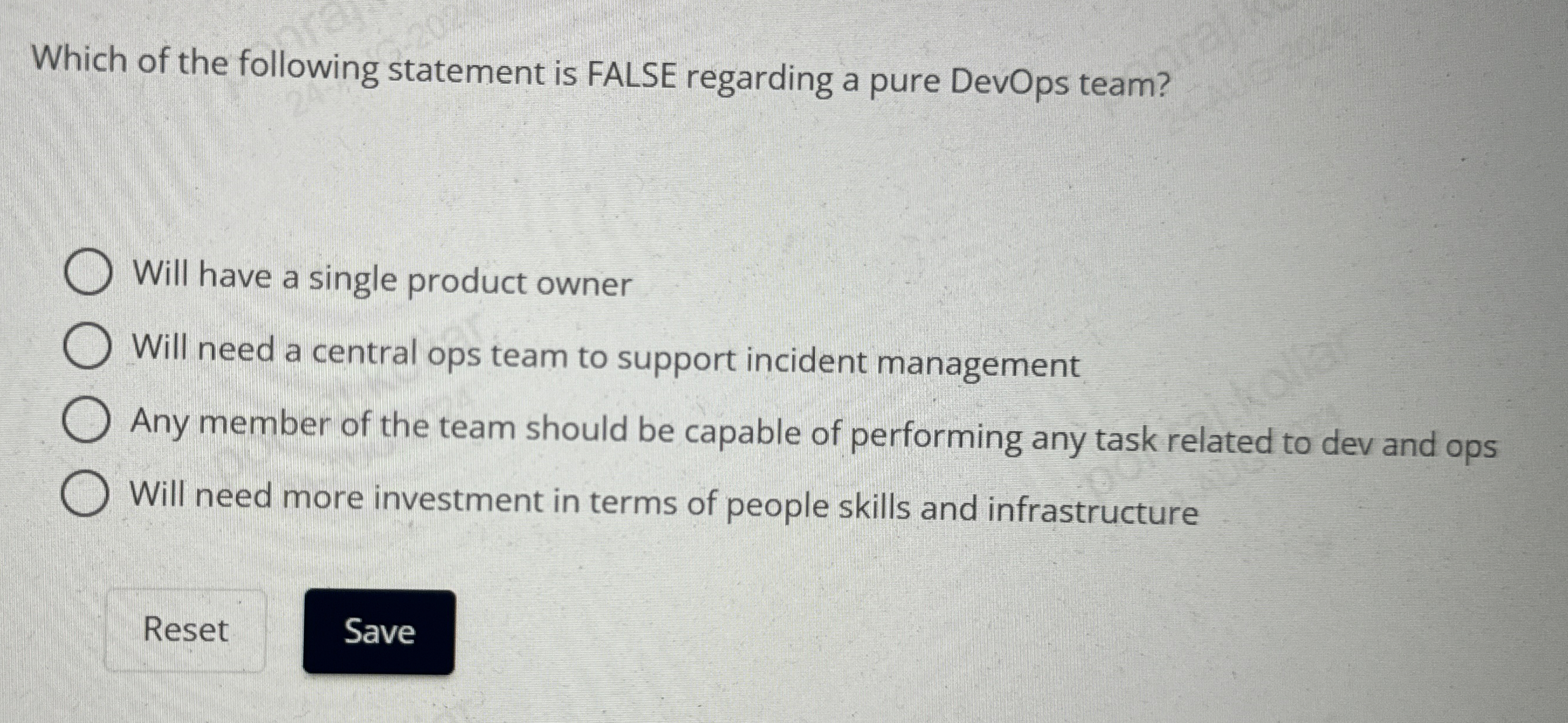 Which of the following statement is FALSE