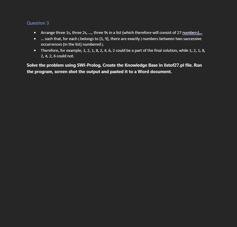Question 3 Arrange three 1 5 , three 2 5 , dots,