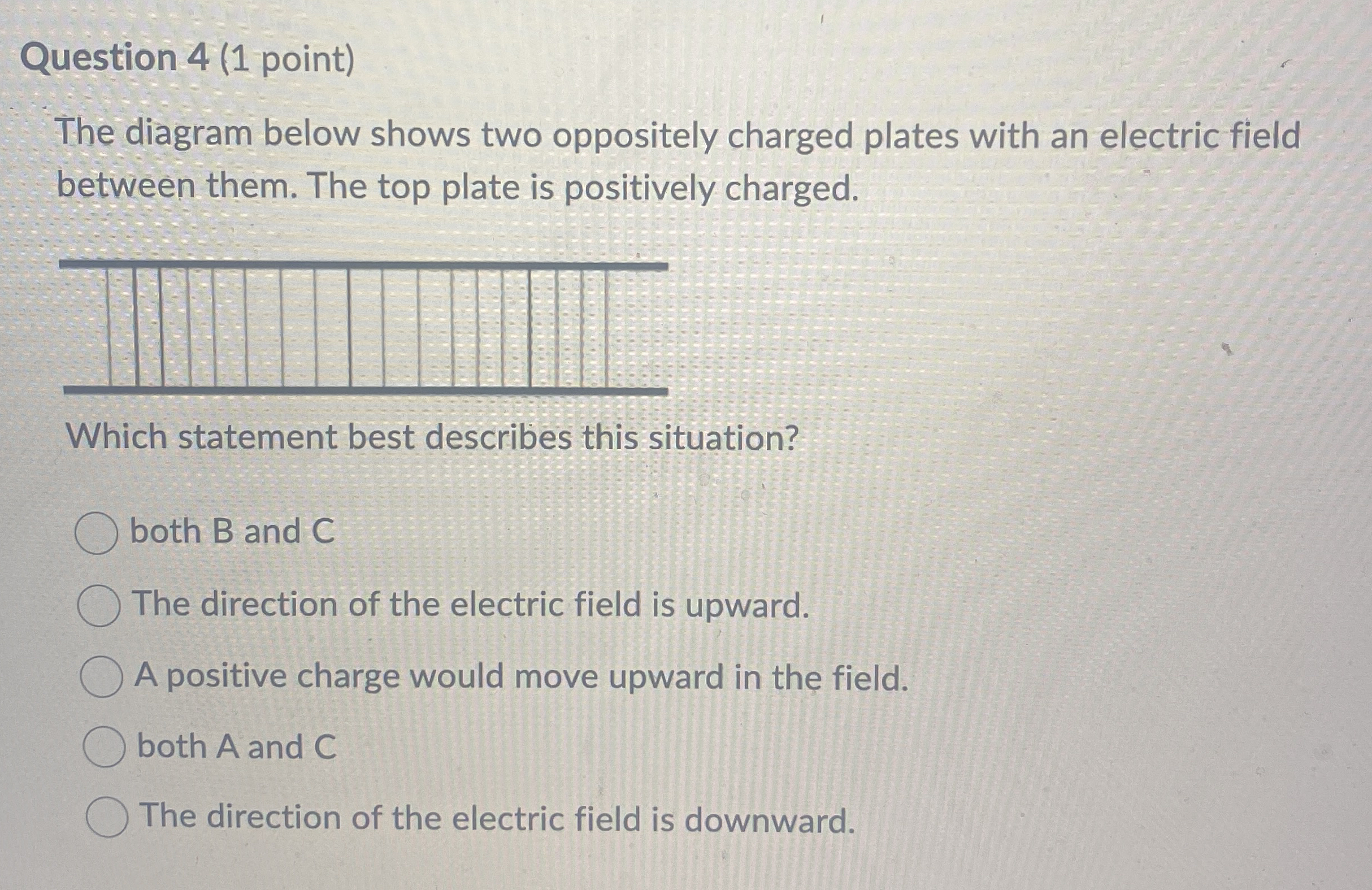 Question 4 ( 1 point ) The diagram below shows