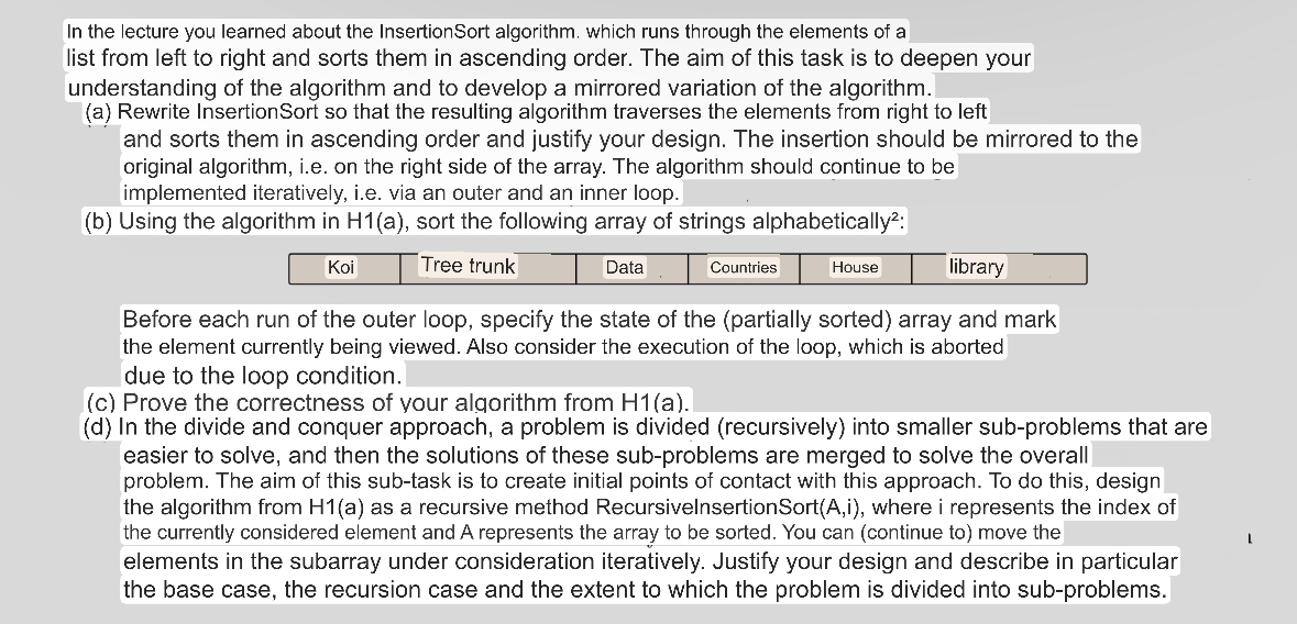 In the lecture you learned about the