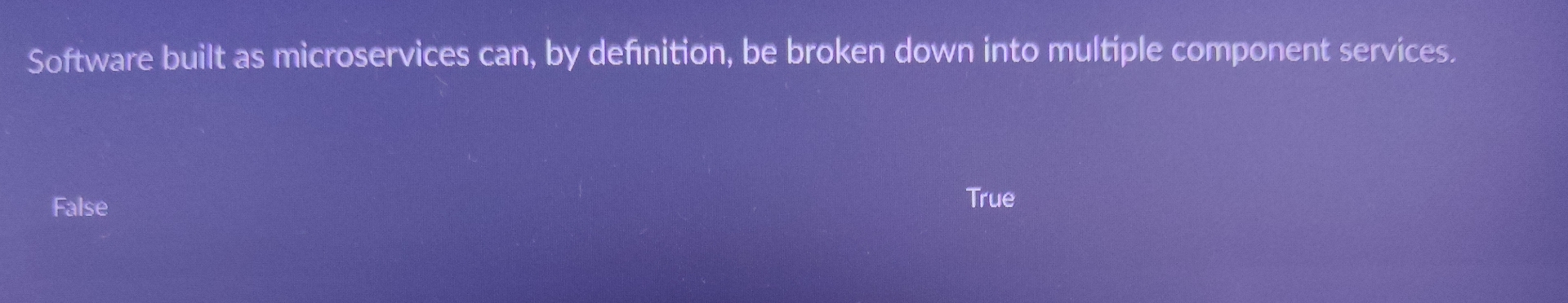 Software built as microservices can, by