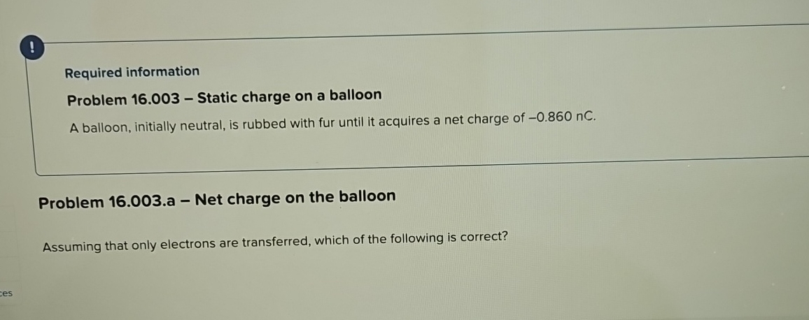 ! Required information Problem 1 6 . 0 0 3 -