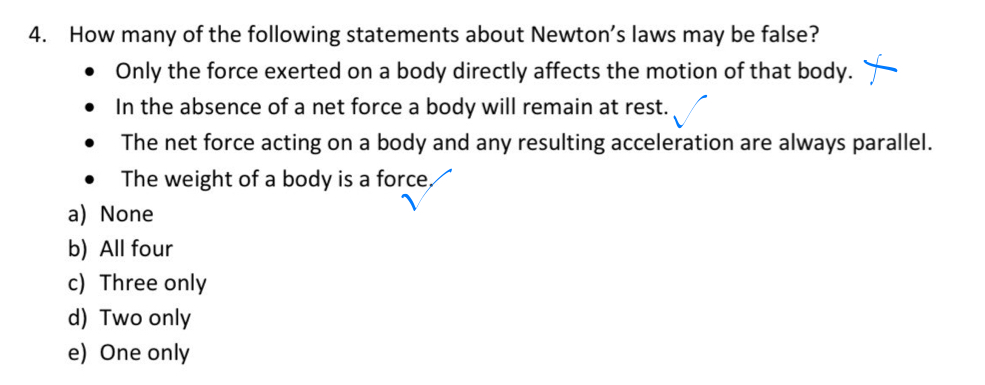 4 . How many of the following statements about
