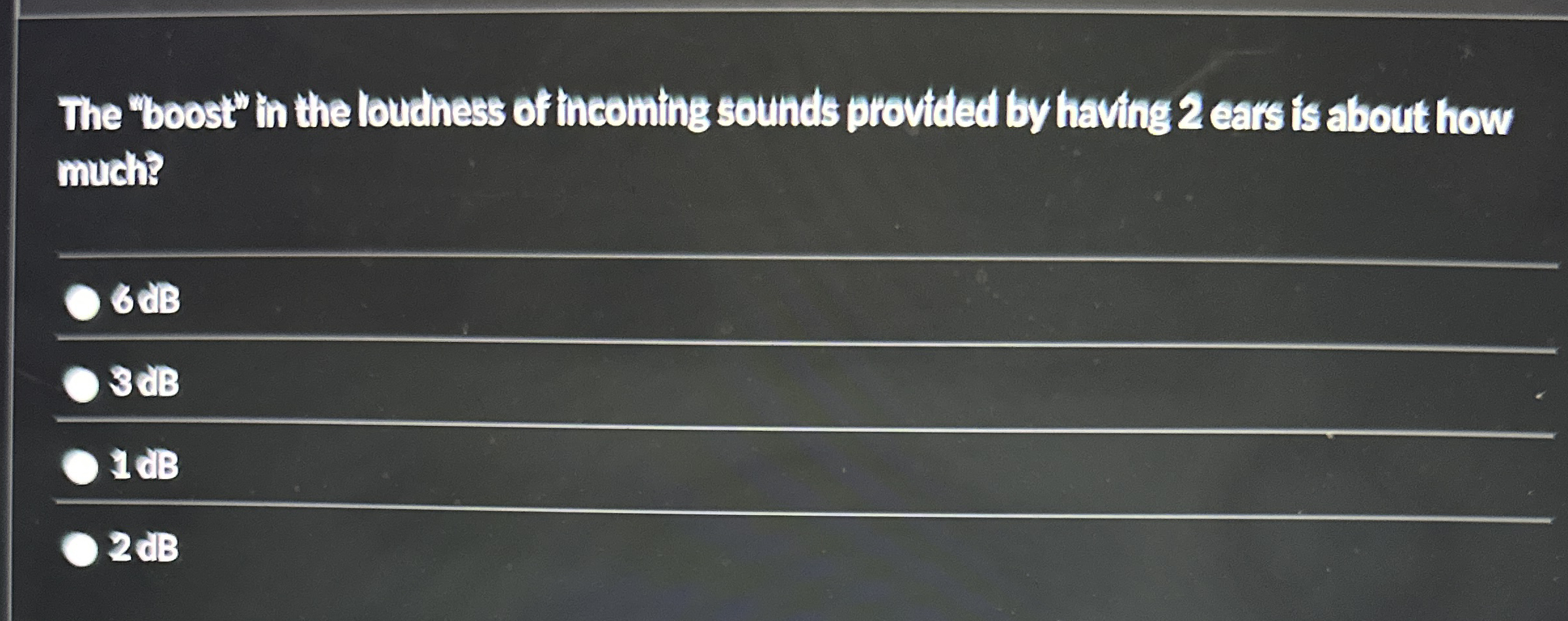 The "boost" in the loudhess of theoming sounds