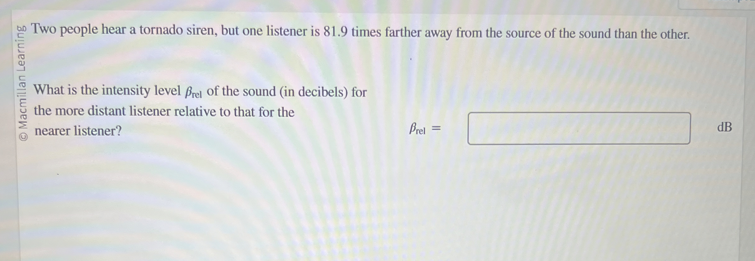 . 0 0 Two people hear a tornado siren, but one