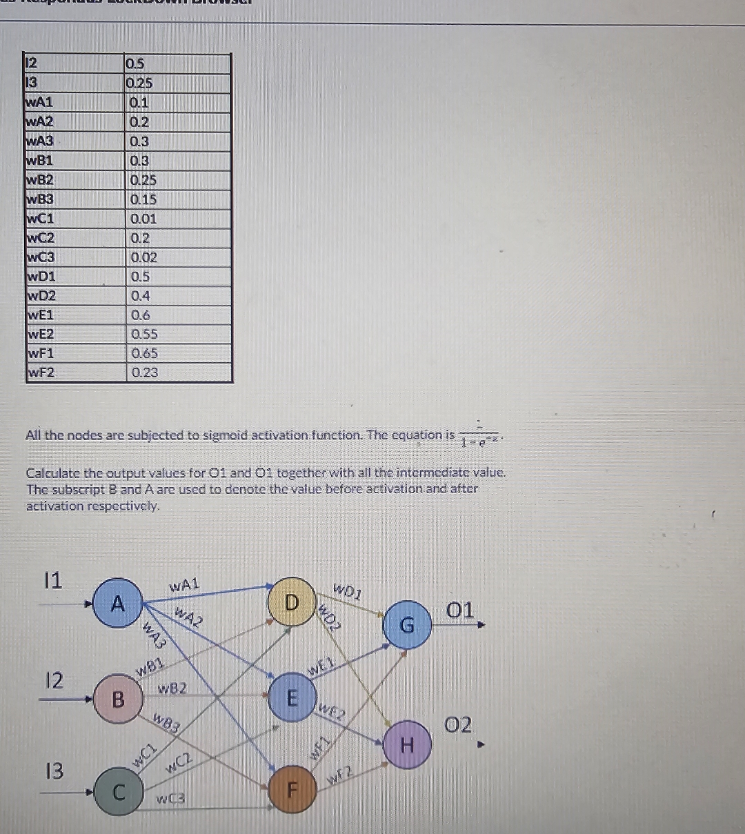 \ table [ [ 1 2 , 0 . 5 ] , [ 1 3 , 0 . 2 5 ] , [
