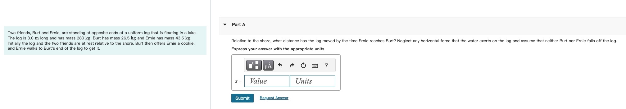 Two friends, Burt and Ernie, are standing at