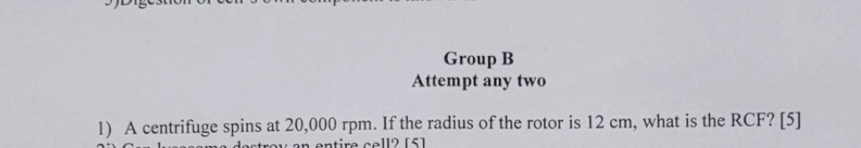 A centrifuge spins at 2 0 , 0 0 0 r p m . If the