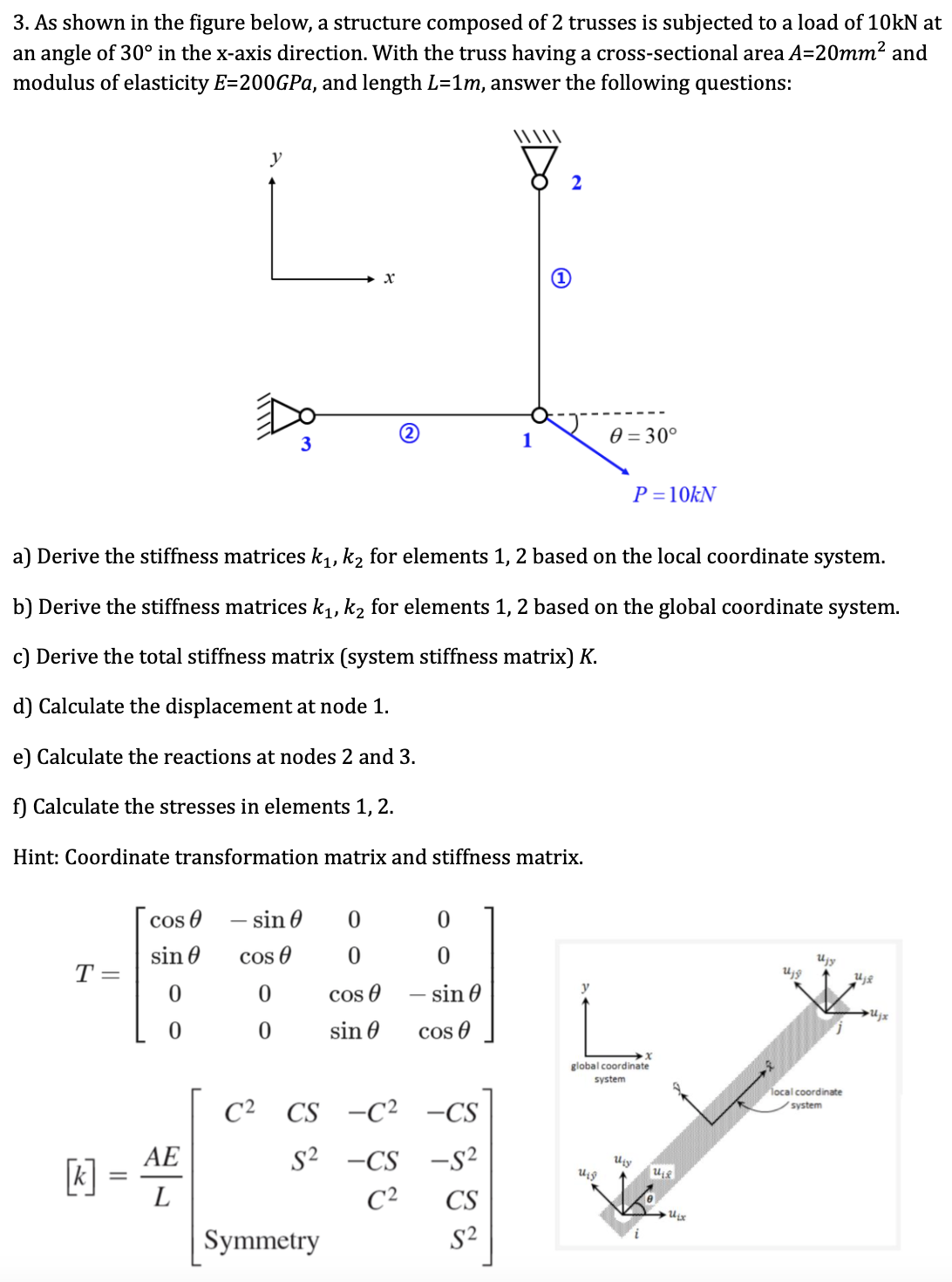 Solve the Finite Element Analysis Problems with