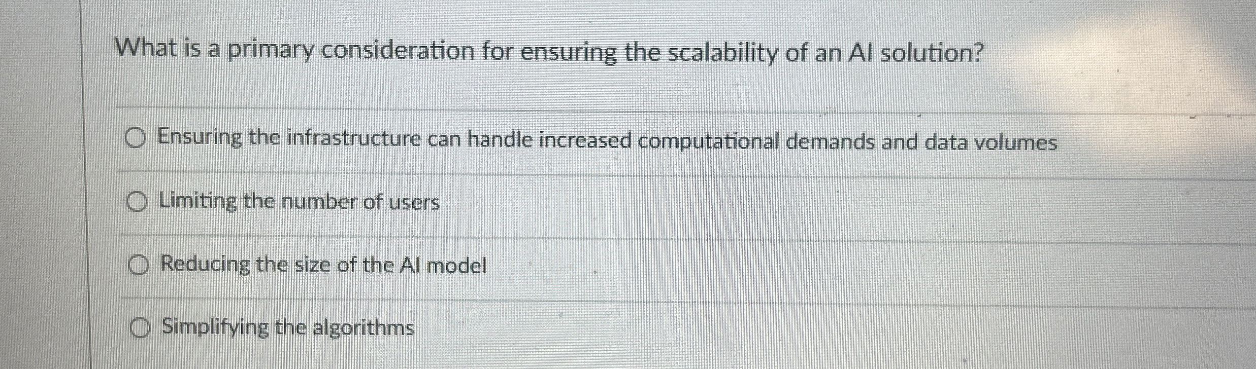 What is a primary consideration for ensuring the